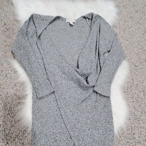 Long Grey Pull Over Shrug